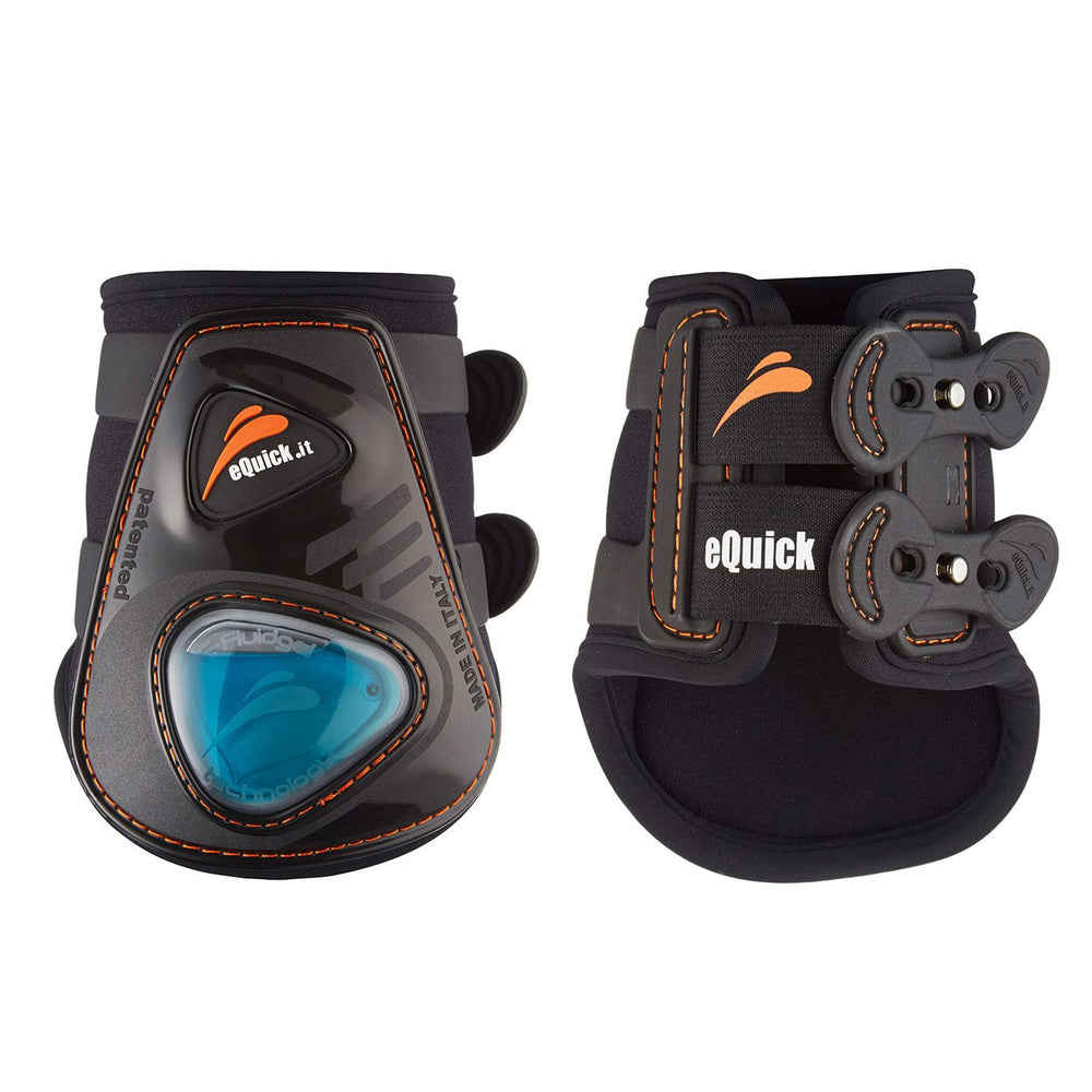 Bottes De Protection Equick Fetlock – Neuves, Marron, Néoprène, Fabriquées En Italie