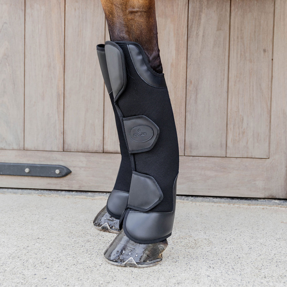 Kentucky Horsewear 3D Spacer Travel Boots | Front | Black