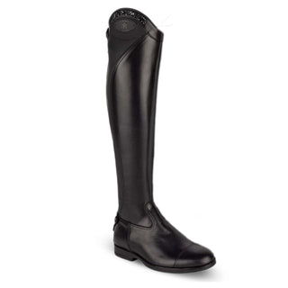 Alberto Fasciani Loreto Black Glitter Riding Boots - Black