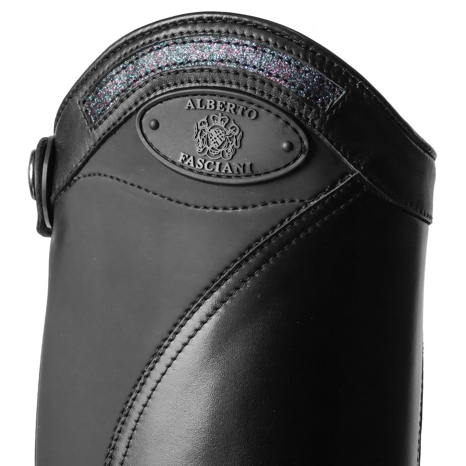 Alberto Fasciani Loreto Iris Stardust Riding Boots - Black