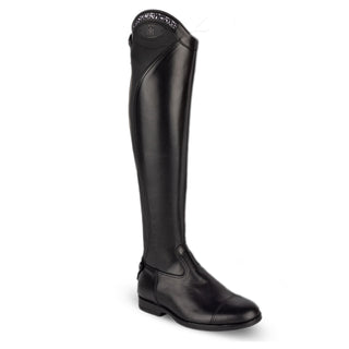 Alberto Fasciani Loreto Silver Glitter Riding Boots - Black