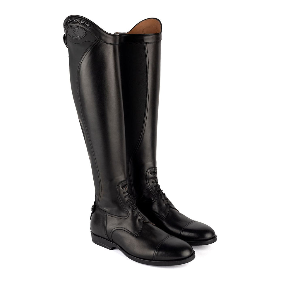 Alberto Fasciani Numana Riding Boots - Black Glitter