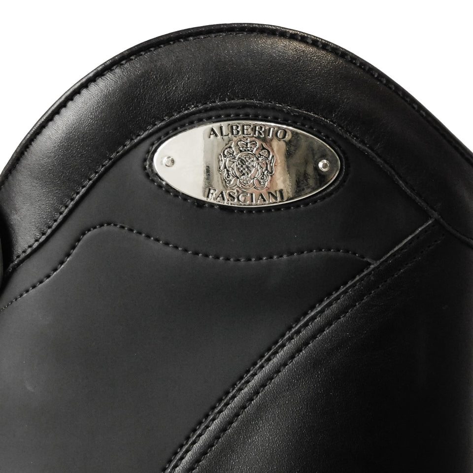 Alberto Fasciani Urbino Plaque Riding Boots - Black