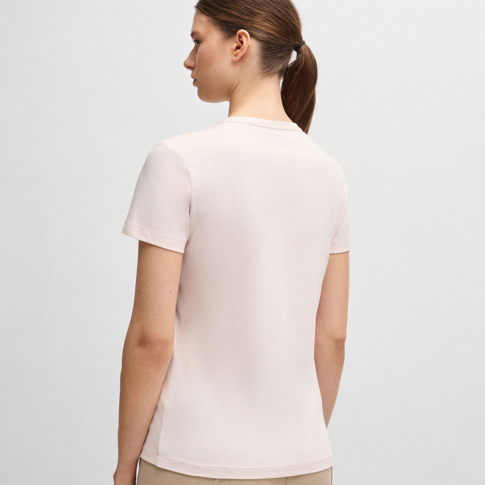 BOSS Equestrian Maya Logo T-Shirt - Pearl
