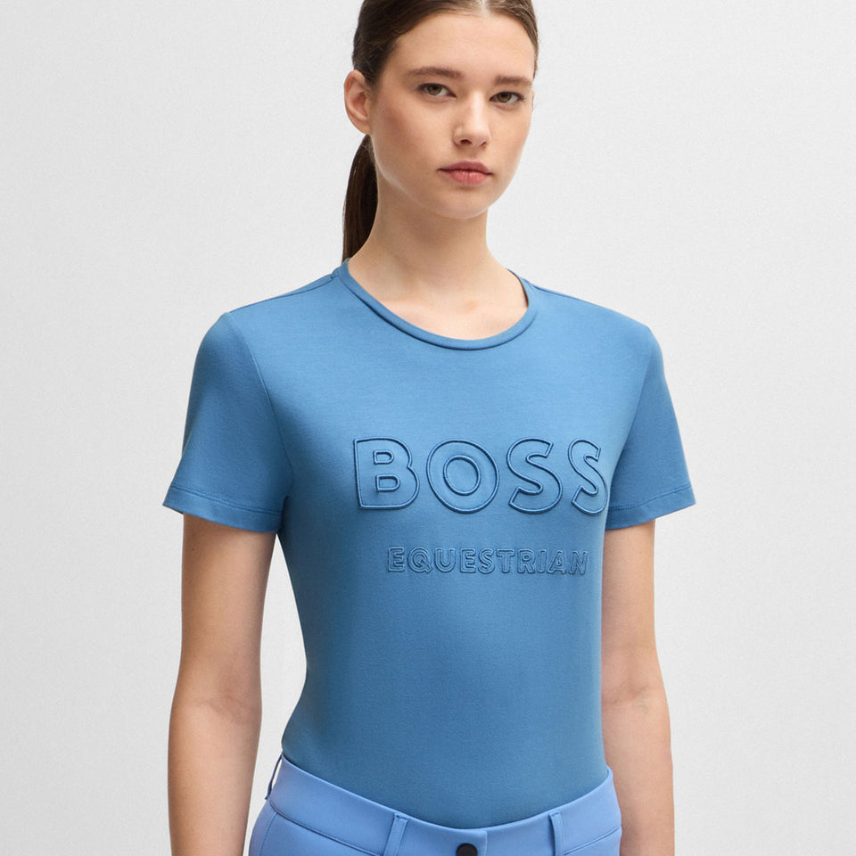 BOSS Equestrian Maya Logo T-Shirt - Riviera