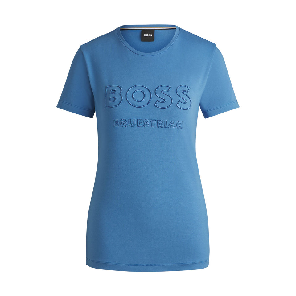 BOSS Equestrian Maya Logo T-Shirt - Riviera
