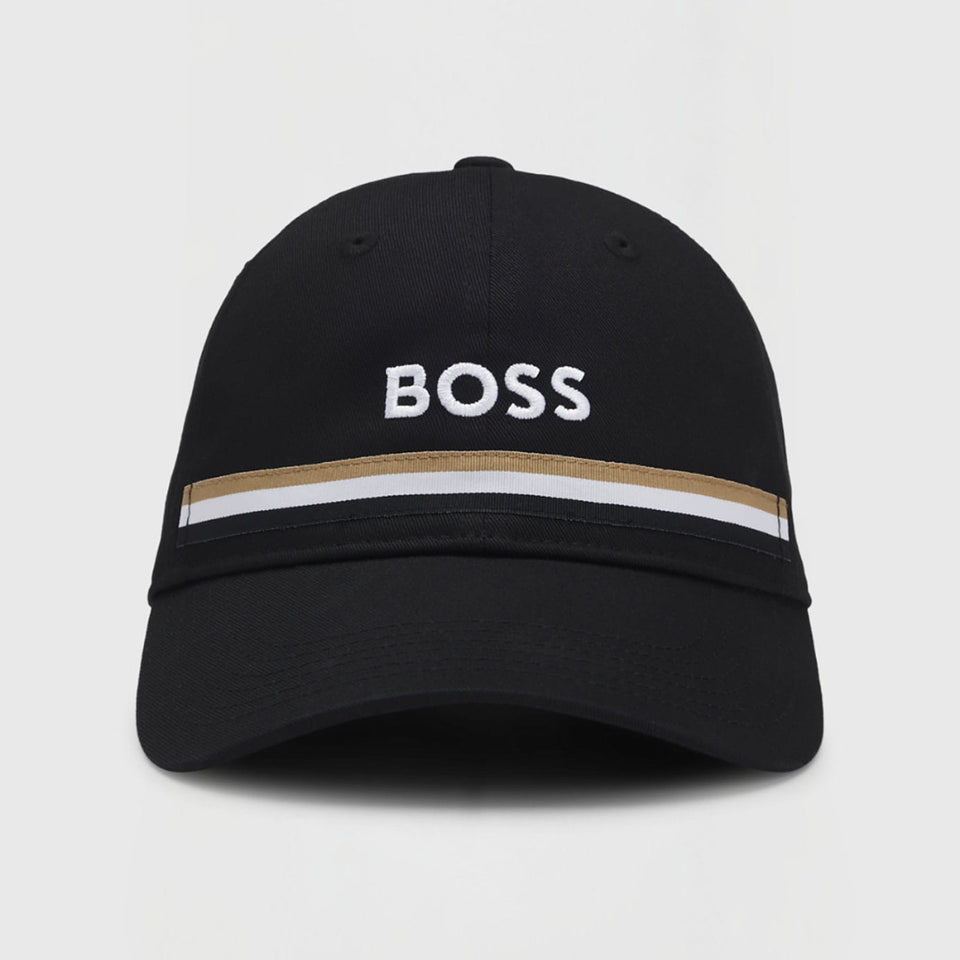 BOSS Equestrian Tape Cap - Black