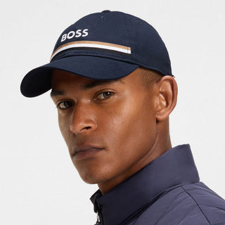 BOSS Equestrian Tape Cap - Sky Captain