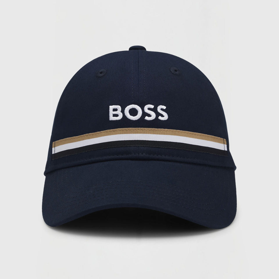 BOSS Equestrian Tape Cap - Sky Captain
