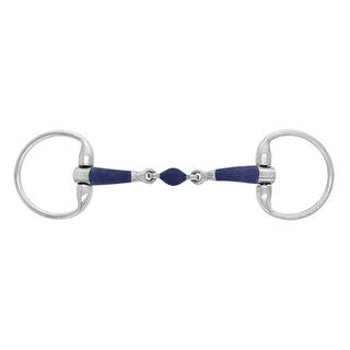 Bombers Blue Elliptical Eggbutt Snaffle