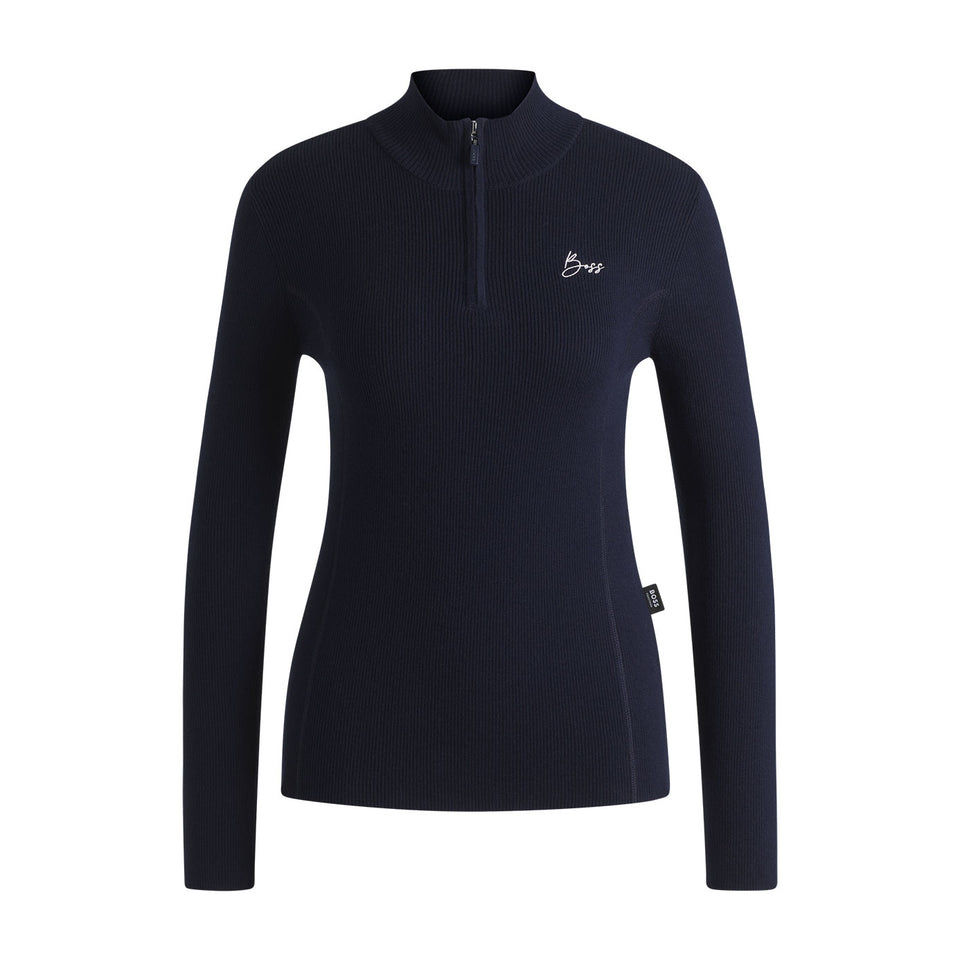BOSS Equestrian Alicia Knitted Jumper - Sky Captain