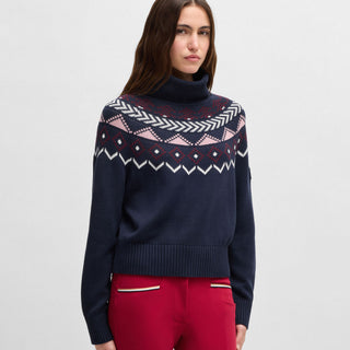BOSS Equestrian Anuk Knitted Jumper Norway - Sky Captain
