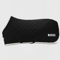 BOSS Equestrian Baltimore Quilted Fleece Rug - Teddy Black