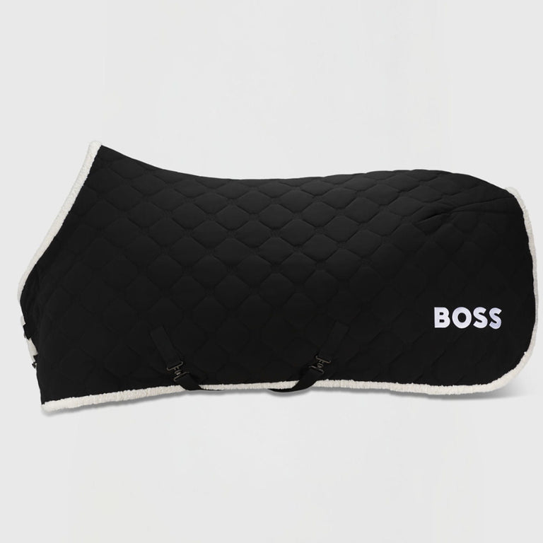 BOSS Equestrian Baltimore Quilted Fleece Rug - Teddy Black