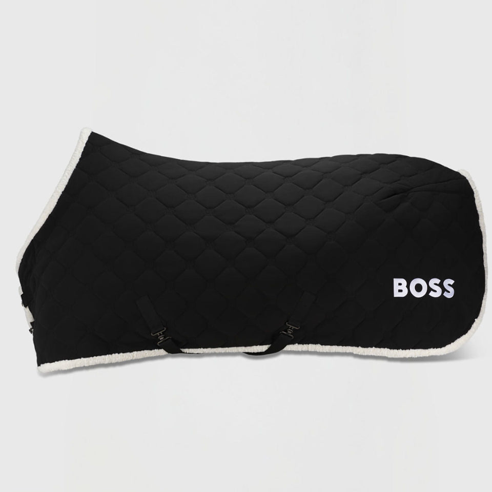 BOSS Equestrian Baltimore Quilted Fleece Rug - Teddy Black