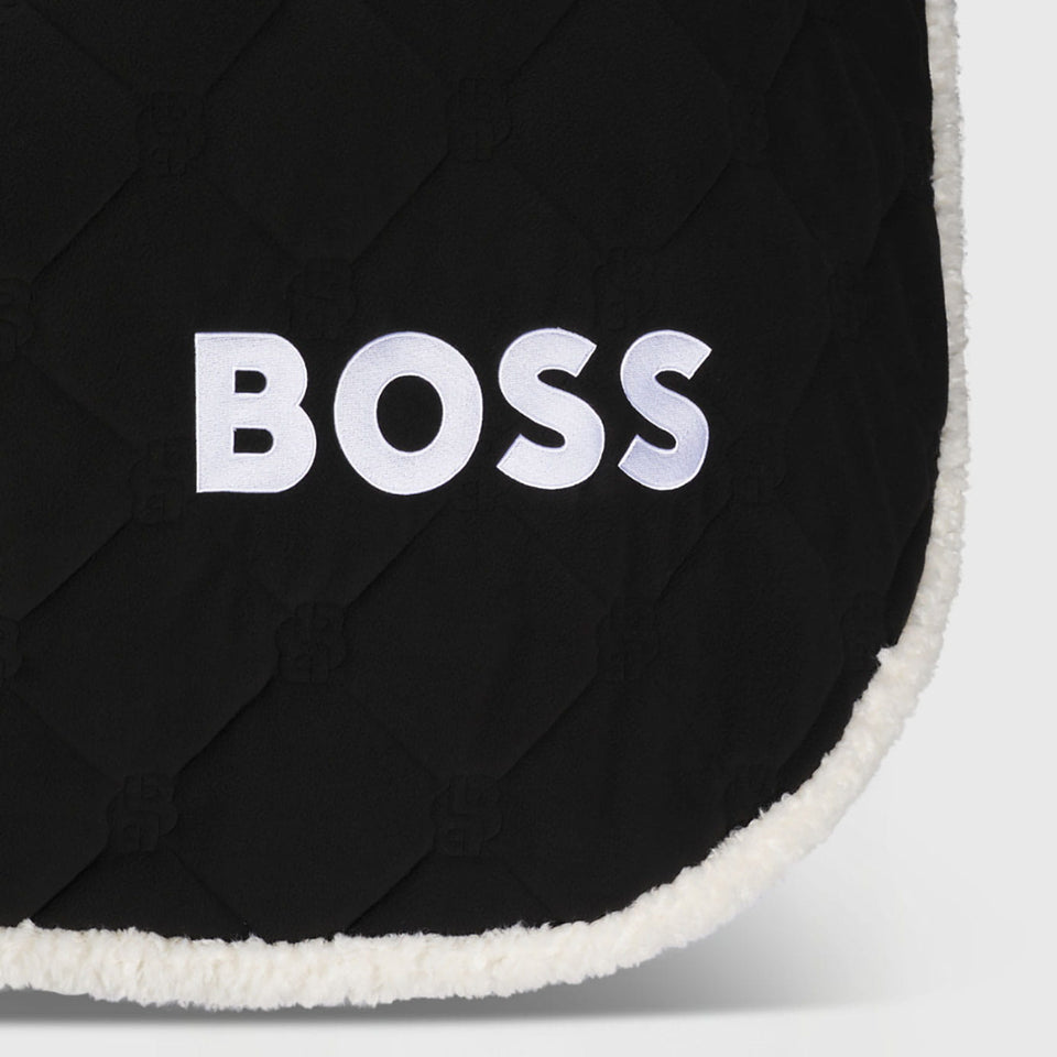 BOSS Equestrian Baltimore Quilted Fleece Rug - Teddy Black
