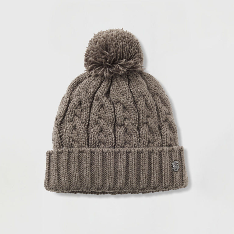 BOSS Equestrian Bella Beanie Bobble Hat - Tea Leaf