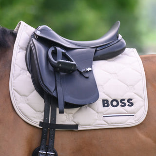 BOSS Equestrian Cambridge Tape Dressage Saddle Cloth - Pumice