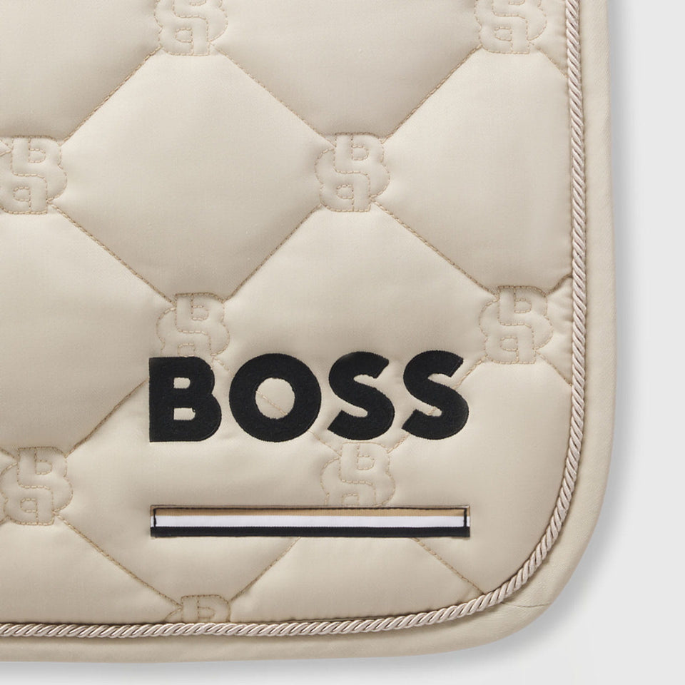 BOSS Equestrian Cambridge Tape Dressage Saddle Cloth - Pumice
