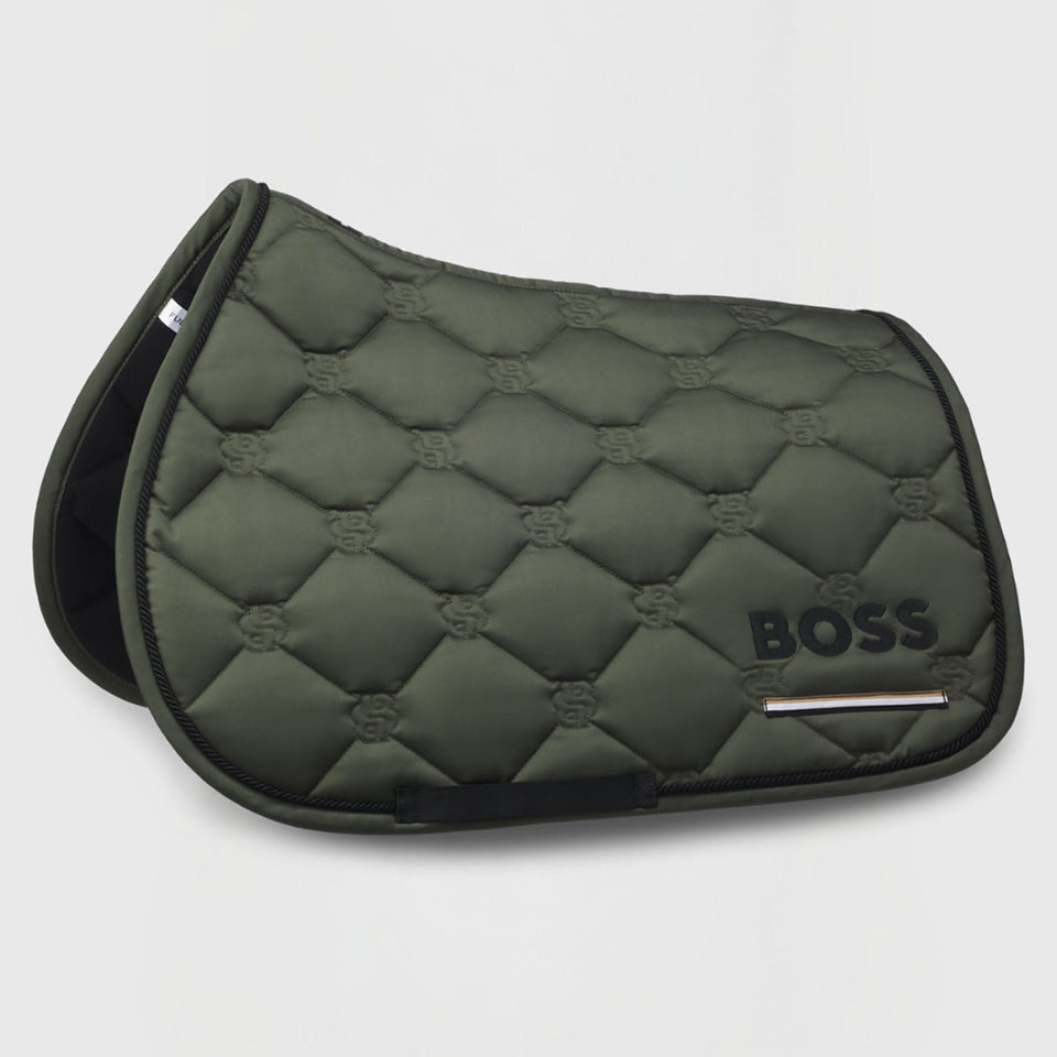 BOSS Equestrian Cheltenham Tape Jumping Saddle Cloth - Pine Grove