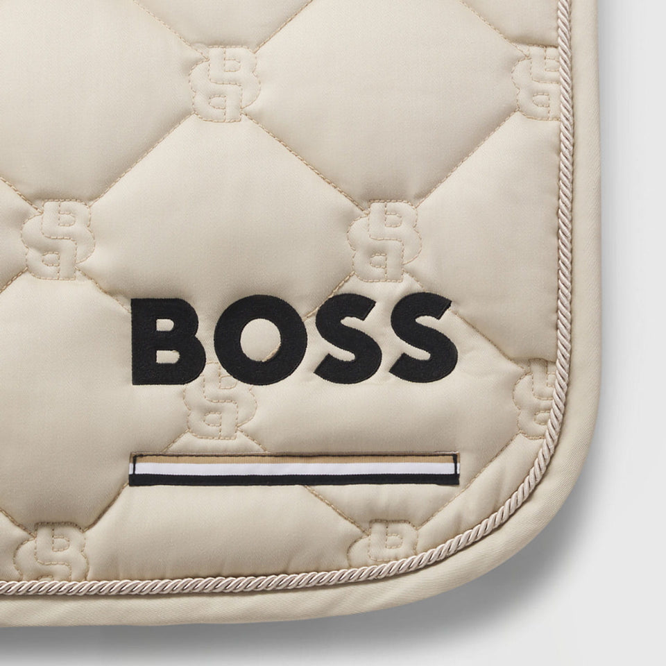 BOSS Equestrian Cheltenham Tape Jumping Saddle Cloth - Pumice