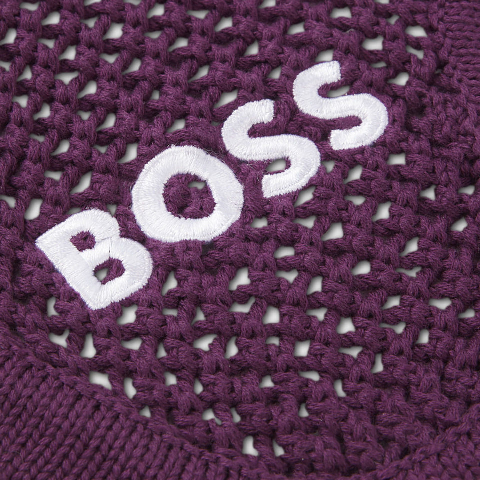 BOSS Equestrian Chicago Fly Veil - Deep Purple