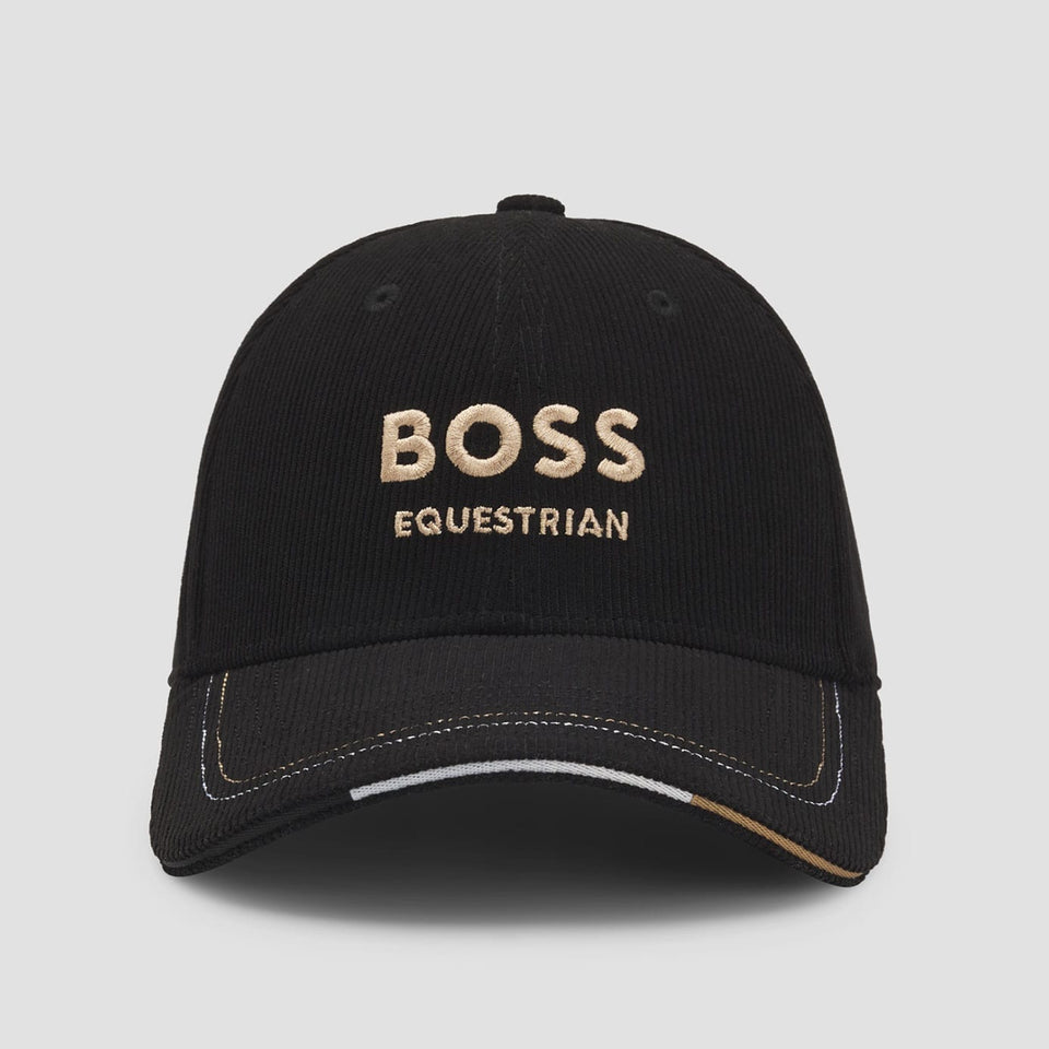 BOSS Equestrian Cord Classic Cap - Black