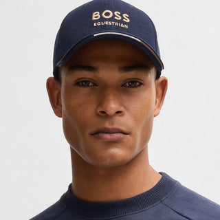 BOSS Equestrian Cord Classic Cap - Sky Captain