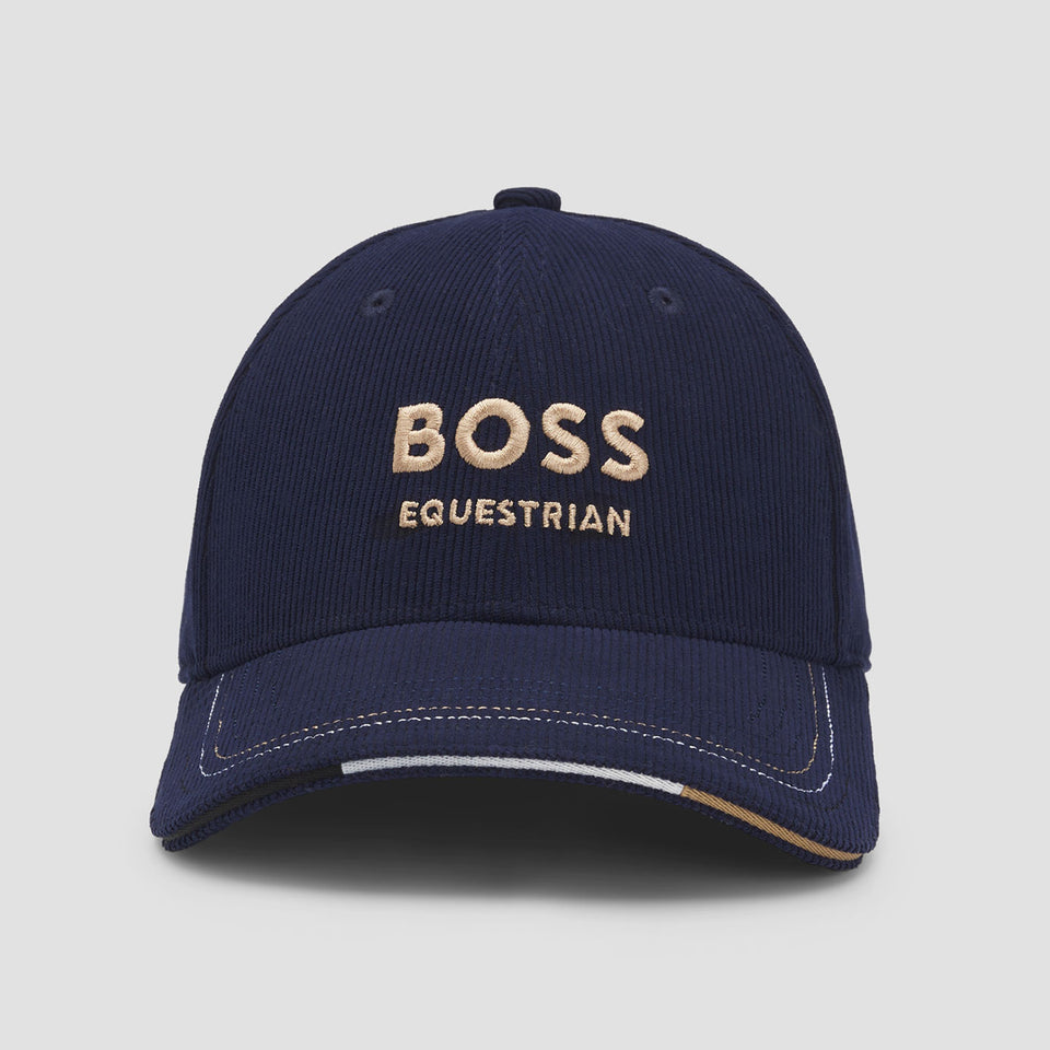 BOSS Equestrian Cord Classic Cap - Sky Captain
