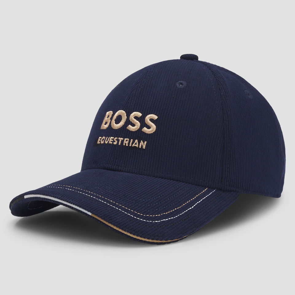 BOSS Equestrian Cord Classic Cap - Sky Captain