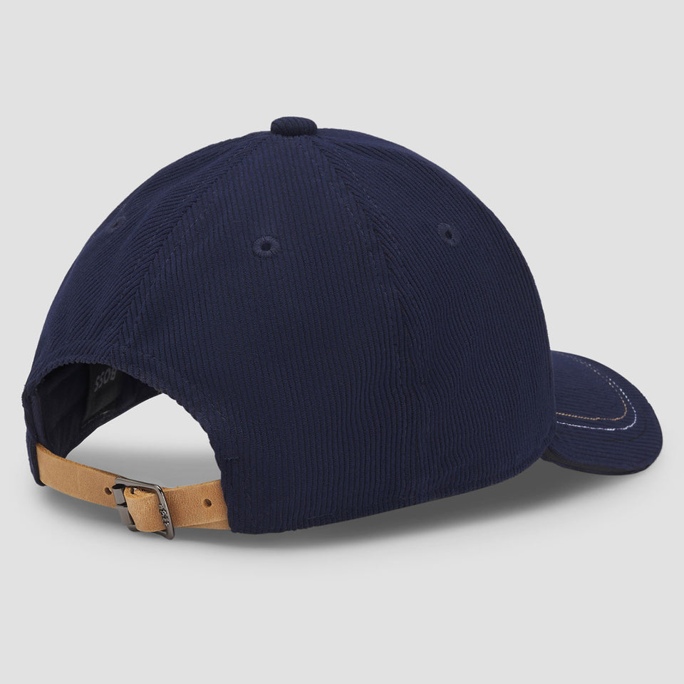 BOSS Equestrian Cord Classic Cap - Sky Captain