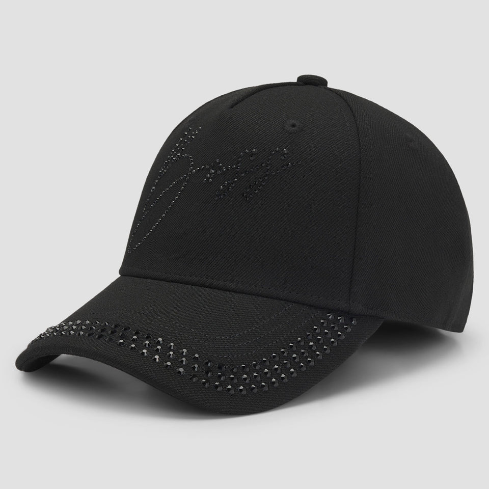 BOSS Equestrian Crystal Classic Cap - Black