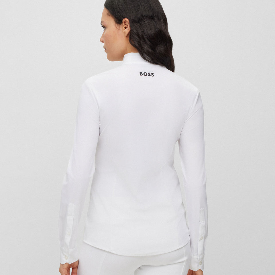 BOSS Equestrian Emma Show Shirt - White