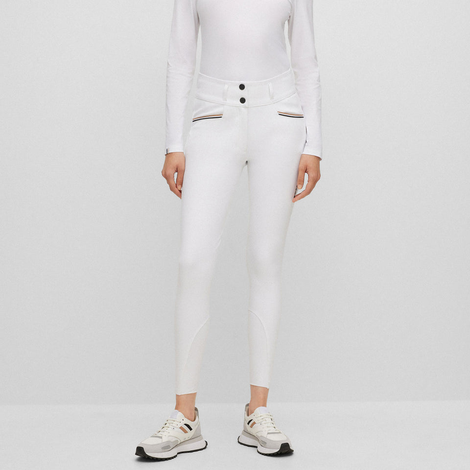 BOSS Equestrian Hailey Full Grip Breeches - White