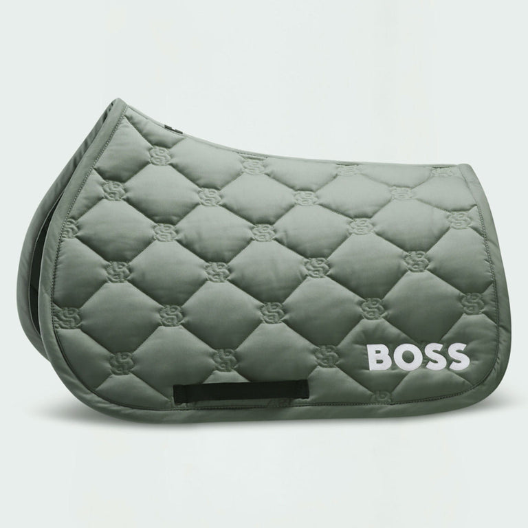 BOSS Equestrian Hampton Jumping Saddle Cloth - Tea Leaf