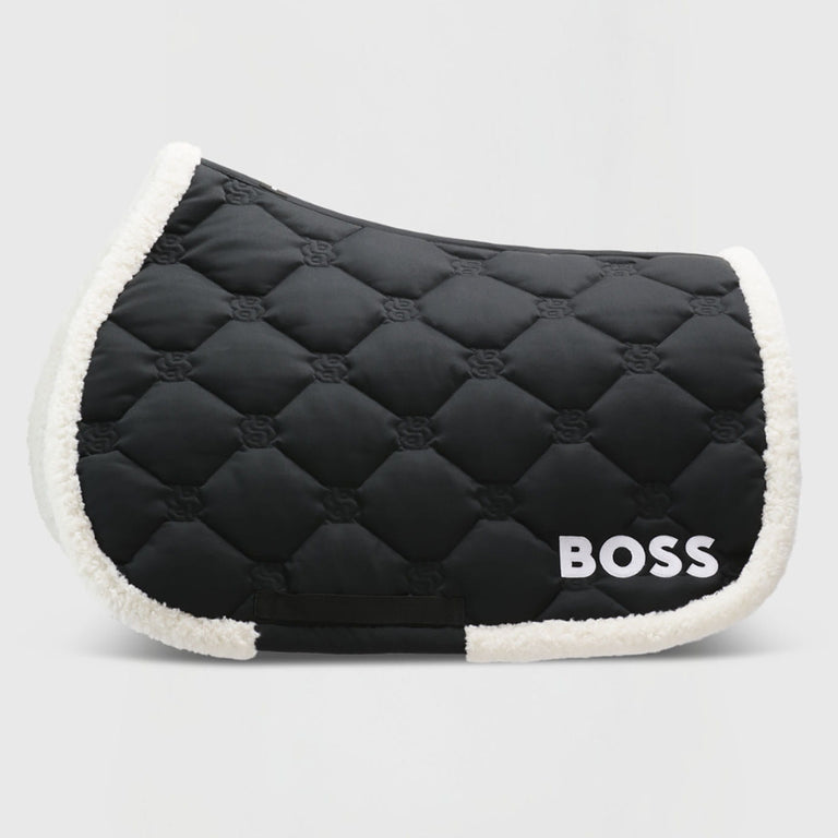 BOSS Equestrian Hampton Jumping Saddle Cloth - Teddy Black