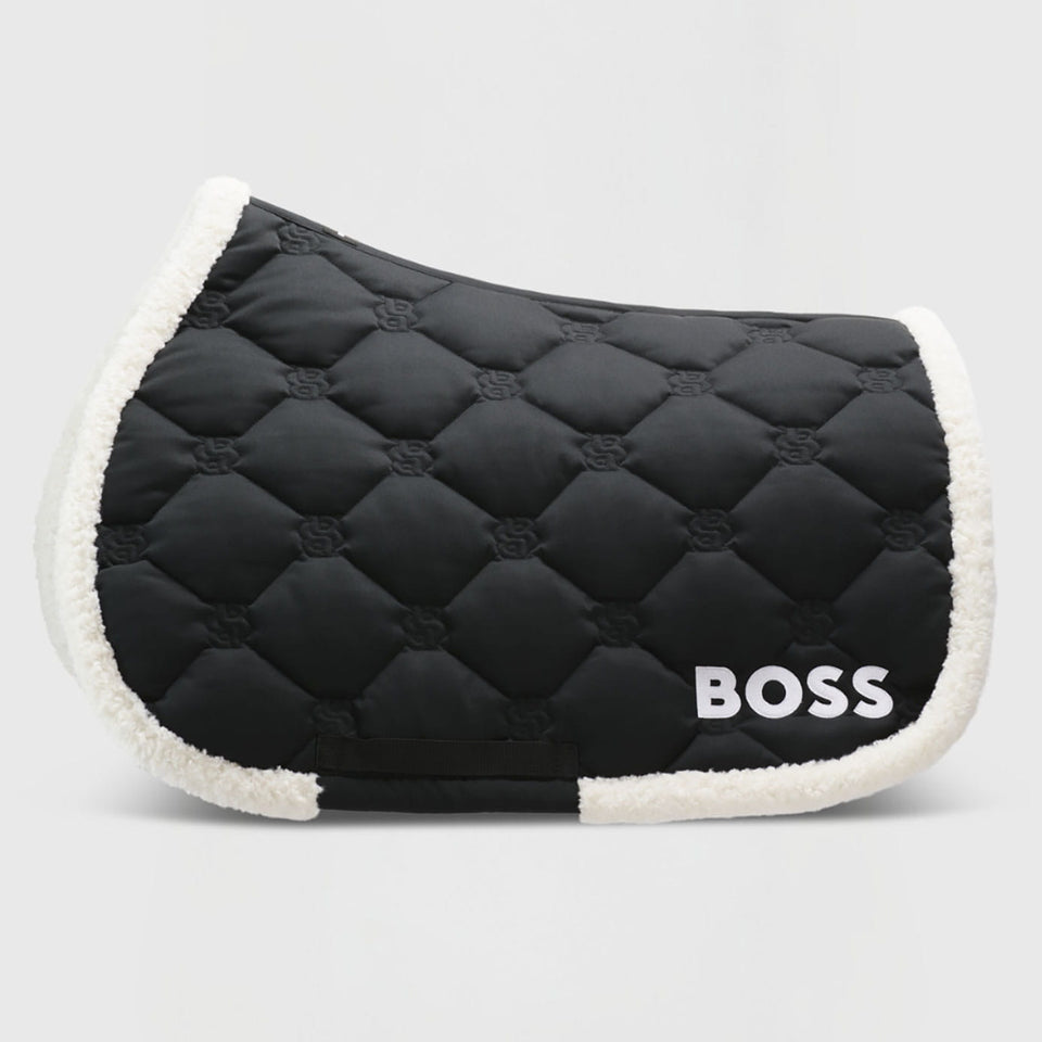 BOSS Equestrian Hampton Jumping Saddle Cloth - Teddy Black