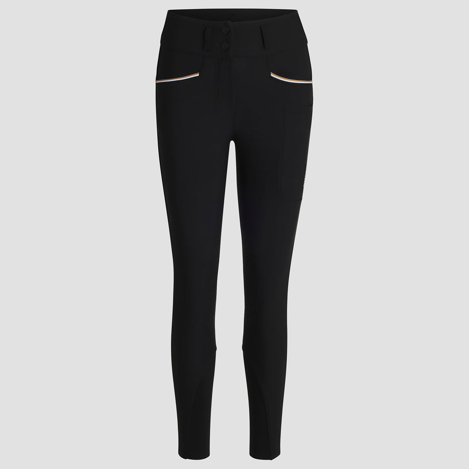 BOSS Equestrian Hannah High Waist Knee Grip Breeches - Black