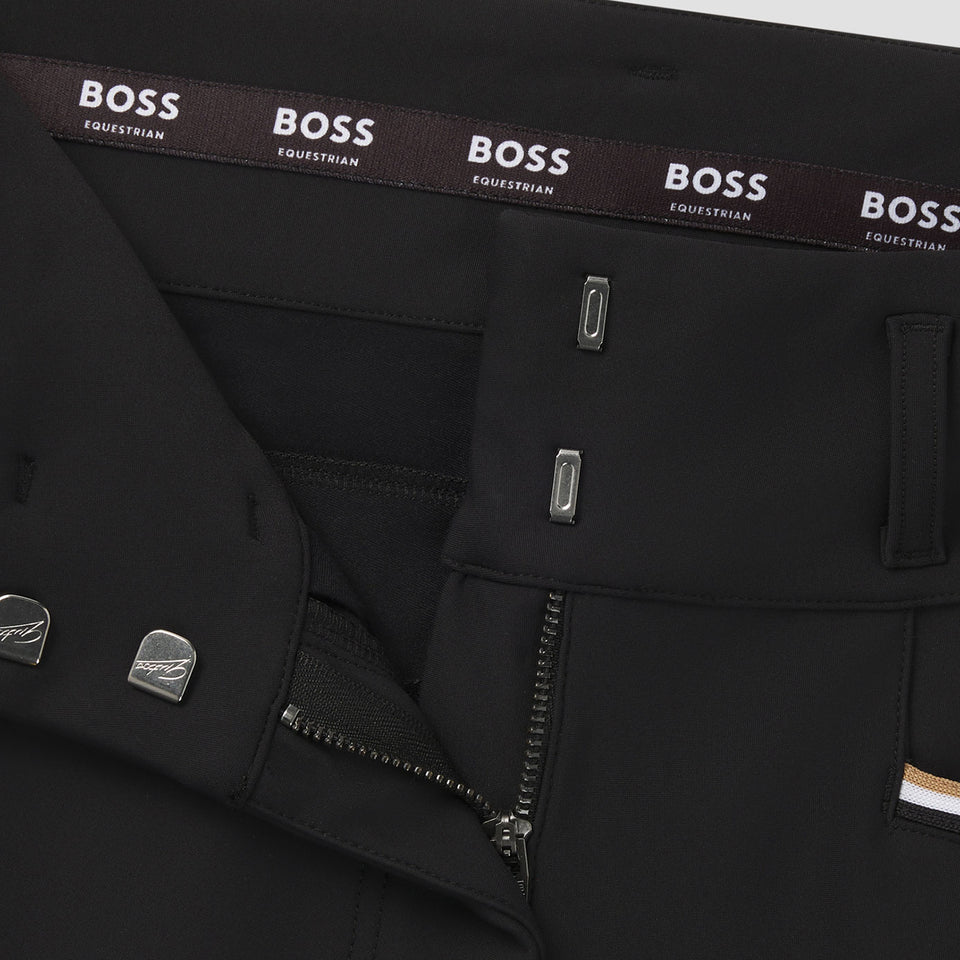 BOSS Equestrian Hannah High Waist Knee Grip Breeches - Black