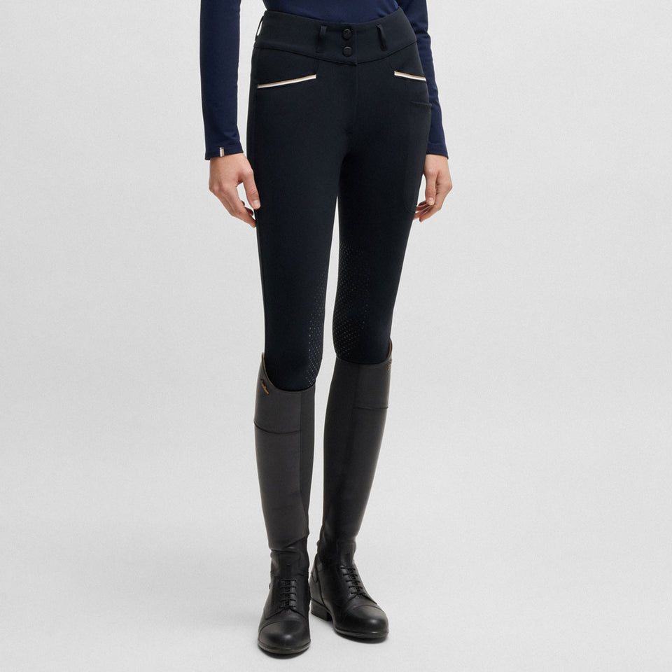 BOSS Equestrian Hannah High Waist Knee Grip Breeches - Sky Captain