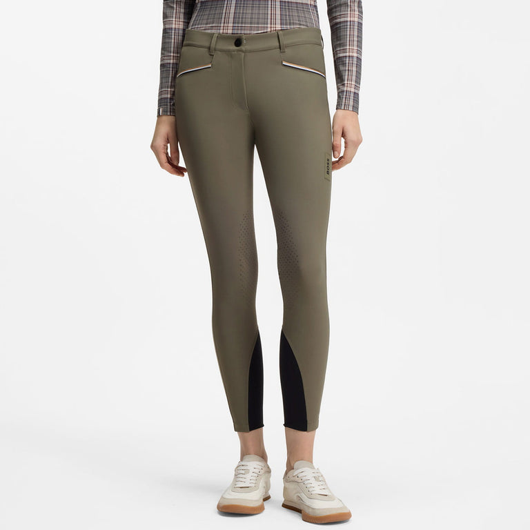 BOSS Equestrian Hazel Knee Grip Breeches - Tea Leaf
