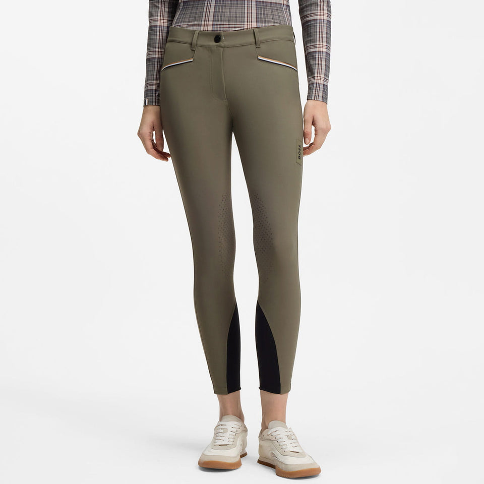 BOSS Equestrian Hazel Knee Grip Breeches - Tea Leaf