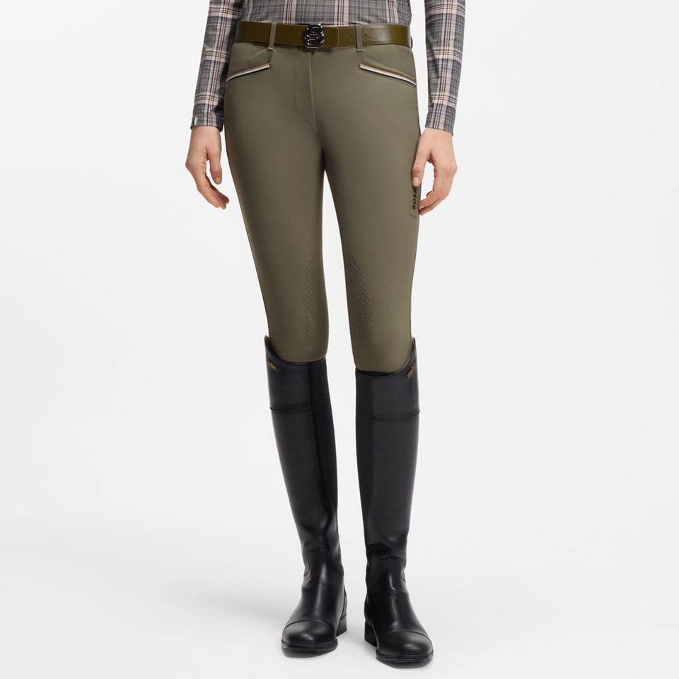 BOSS Equestrian Hazel Knee Grip Breeches - Tea Leaf