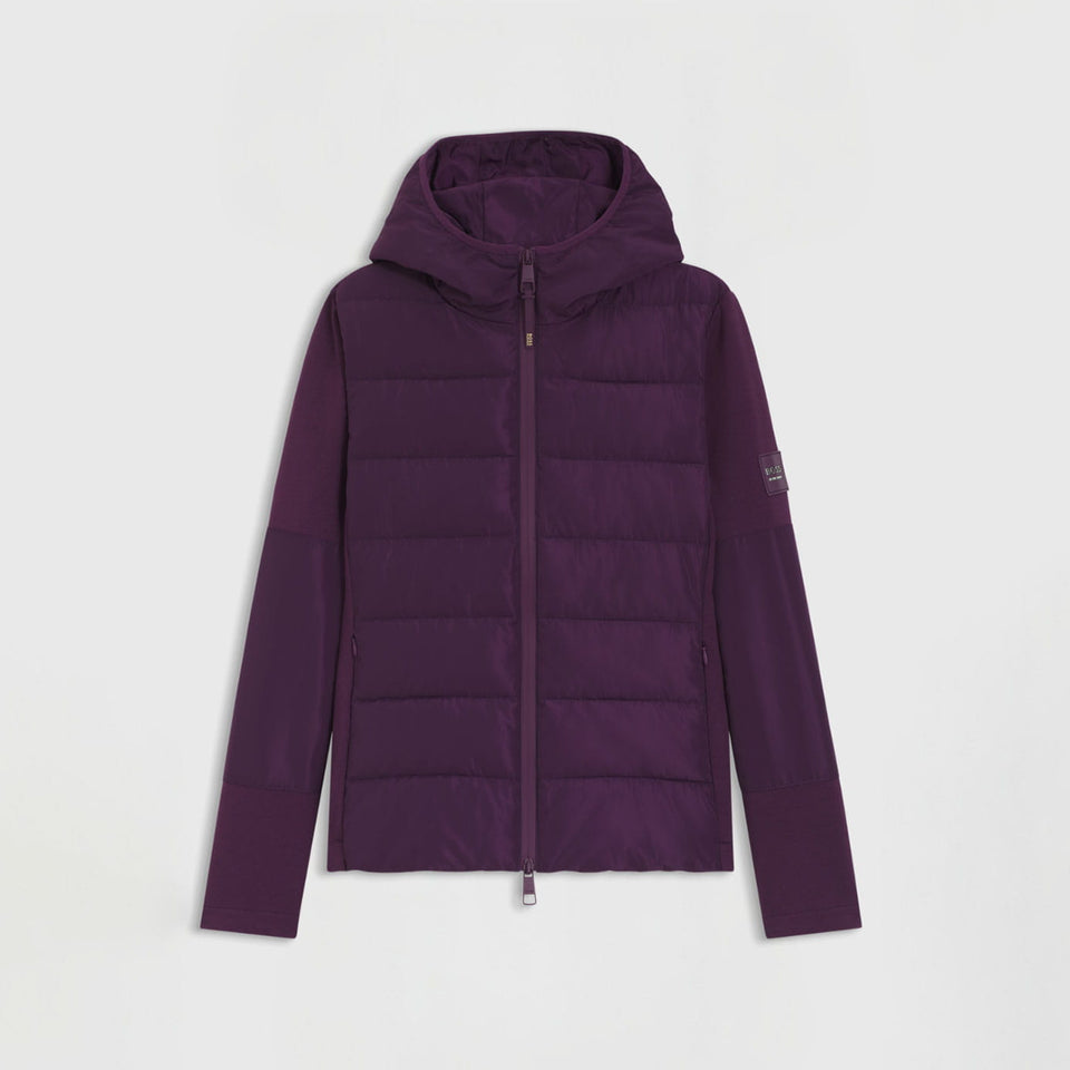 BOSS Equestrian Jessy Puffer Hybrid Jacket - Deep Purple