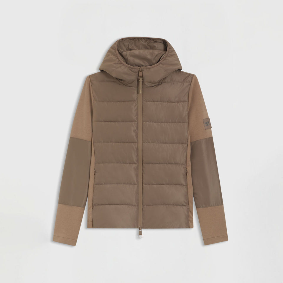 BOSS Equestrian Jessy Puffer Hybrid Jacket - Walnut
