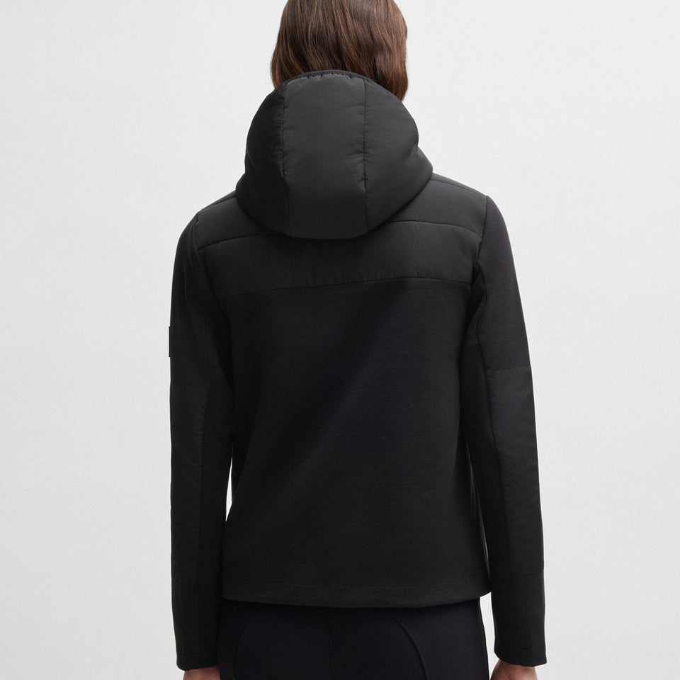 BOSS Equestrian Jessy Puffer Hybrid Jacket - Black