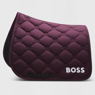 BOSS Equestrian Long Island Dressage Saddle Cloth - Deep Purple
