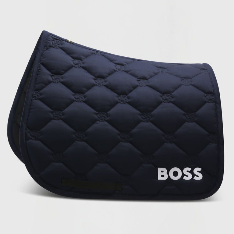 BOSS Equestrian Long Island Dressage Saddle Cloth - Sky Captain