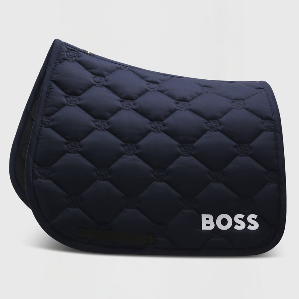 BOSS Equestrian Long Island Dressage Saddle Cloth - Sky Captain