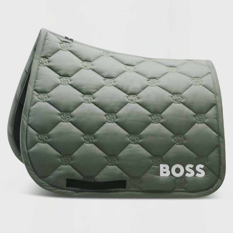 BOSS Equestrian Long Island Dressage Saddle Cloth - Tea Leaf